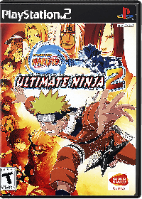 Naruto Ultimate Ninja 2 Playstation 2  box art